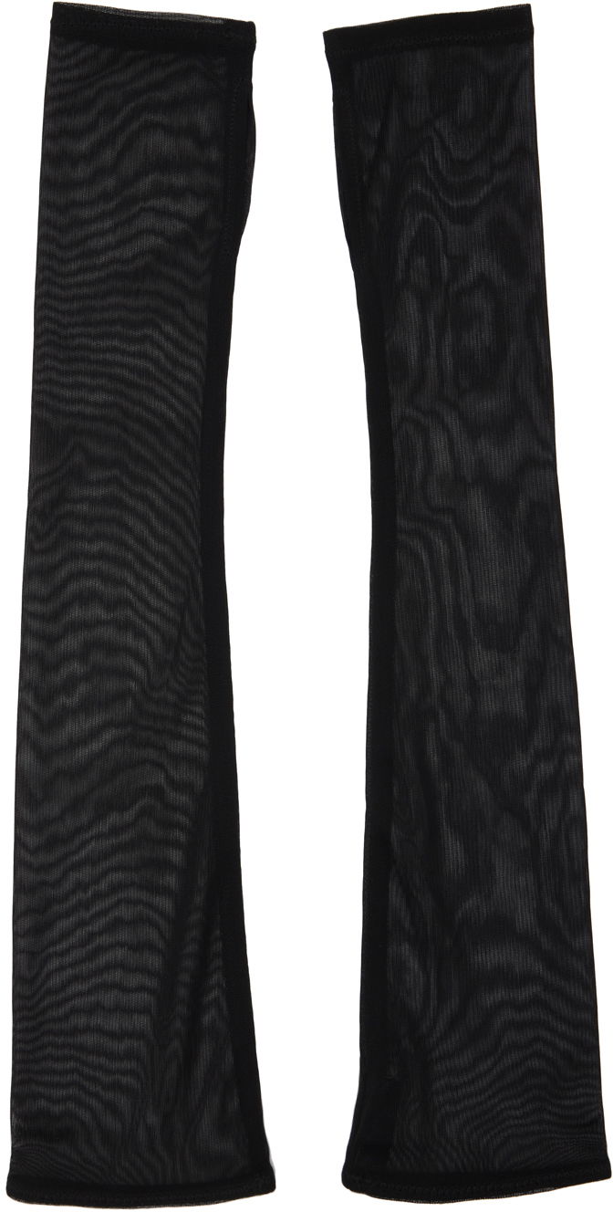 Rukavice Anna Sui Anna Sui Fingerless Mesh Gloves Čierna | 0123D91, 1