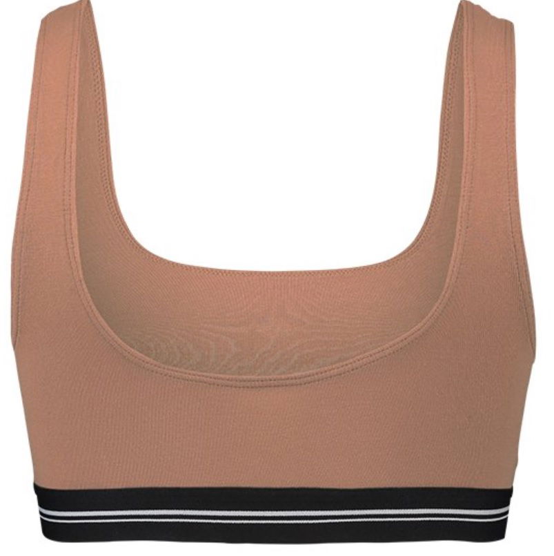 Podprsenka Puma Scoop Neck Top Sport-BH Béžová | 701219354-002, 1