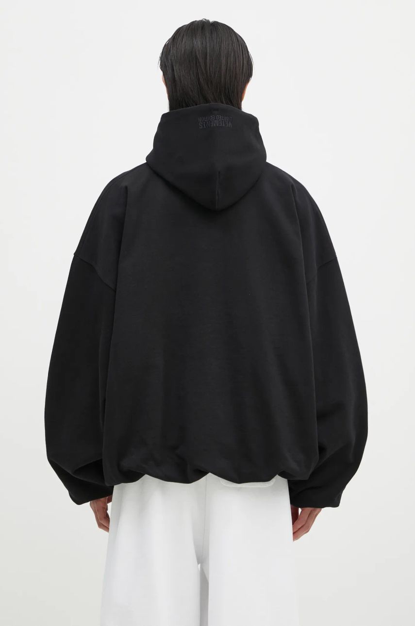 Oval Logo Cropped Boxy Hoodie