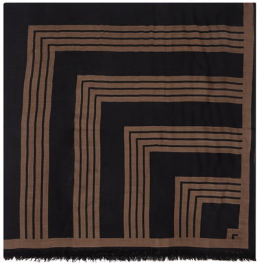 Šál rag & bone Rag & Bone Harlow Geo Scarf Hnedá | WJW24HS1034WO34, 1