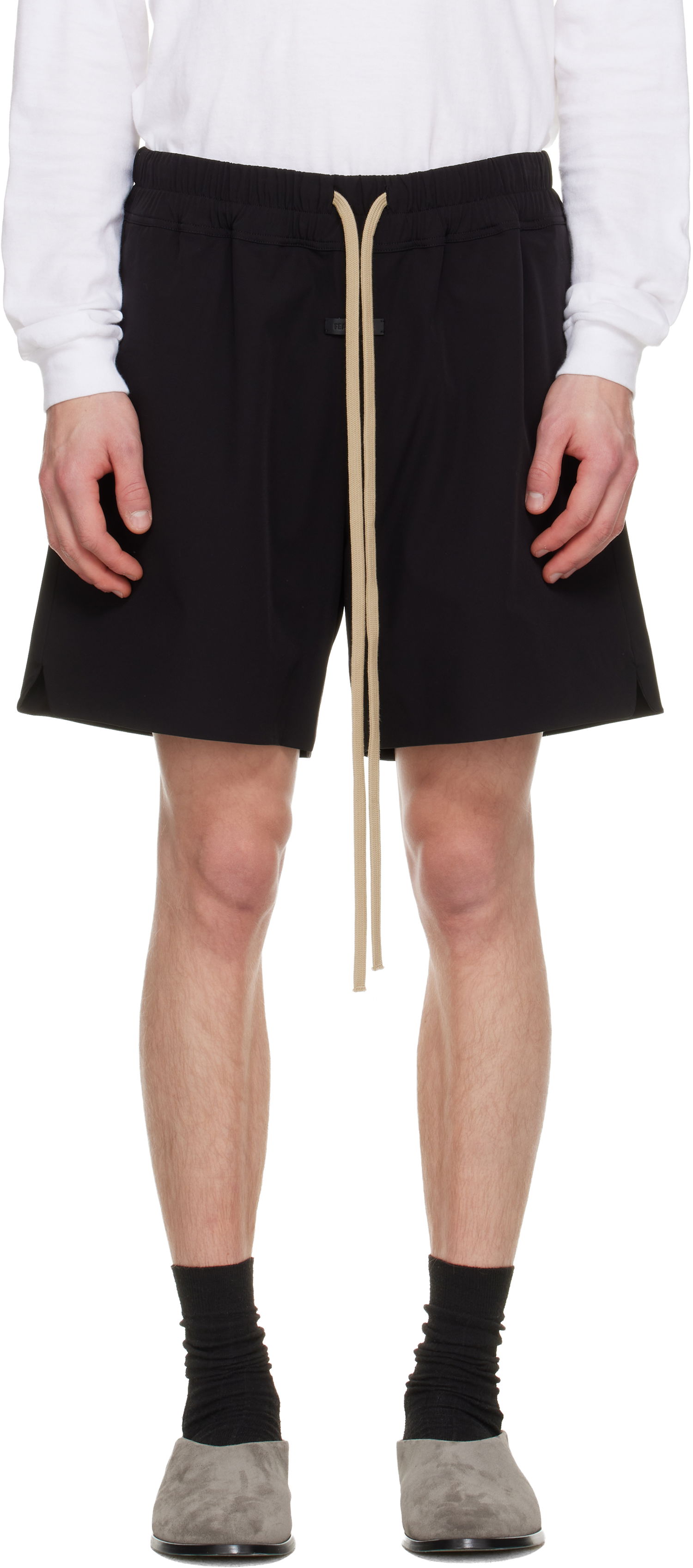 Šortky Fear of God Tech Running Shorts Čierna | FG25FW38-384PON-001, 0