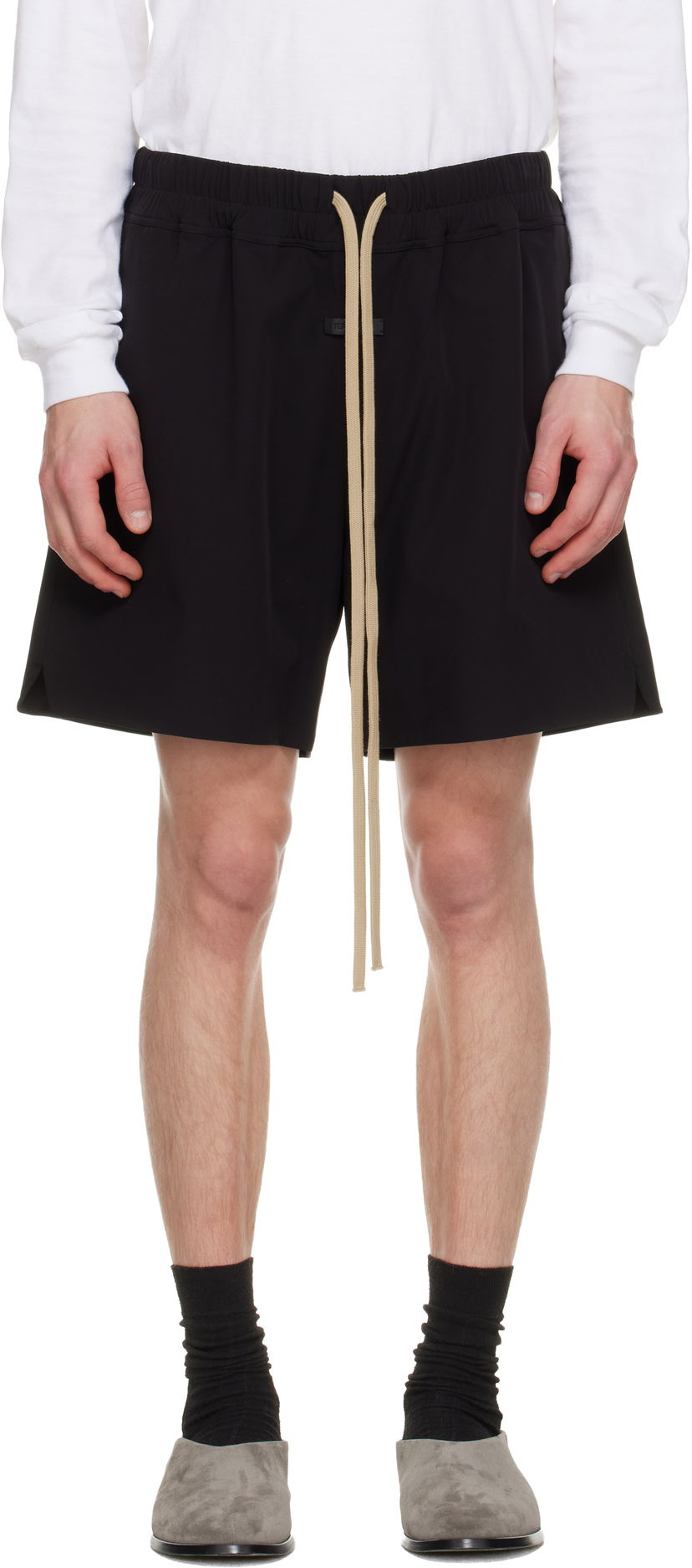 Šortky Fear of God Tech Running Shorts Čierna | FG25FW38-384PON-001