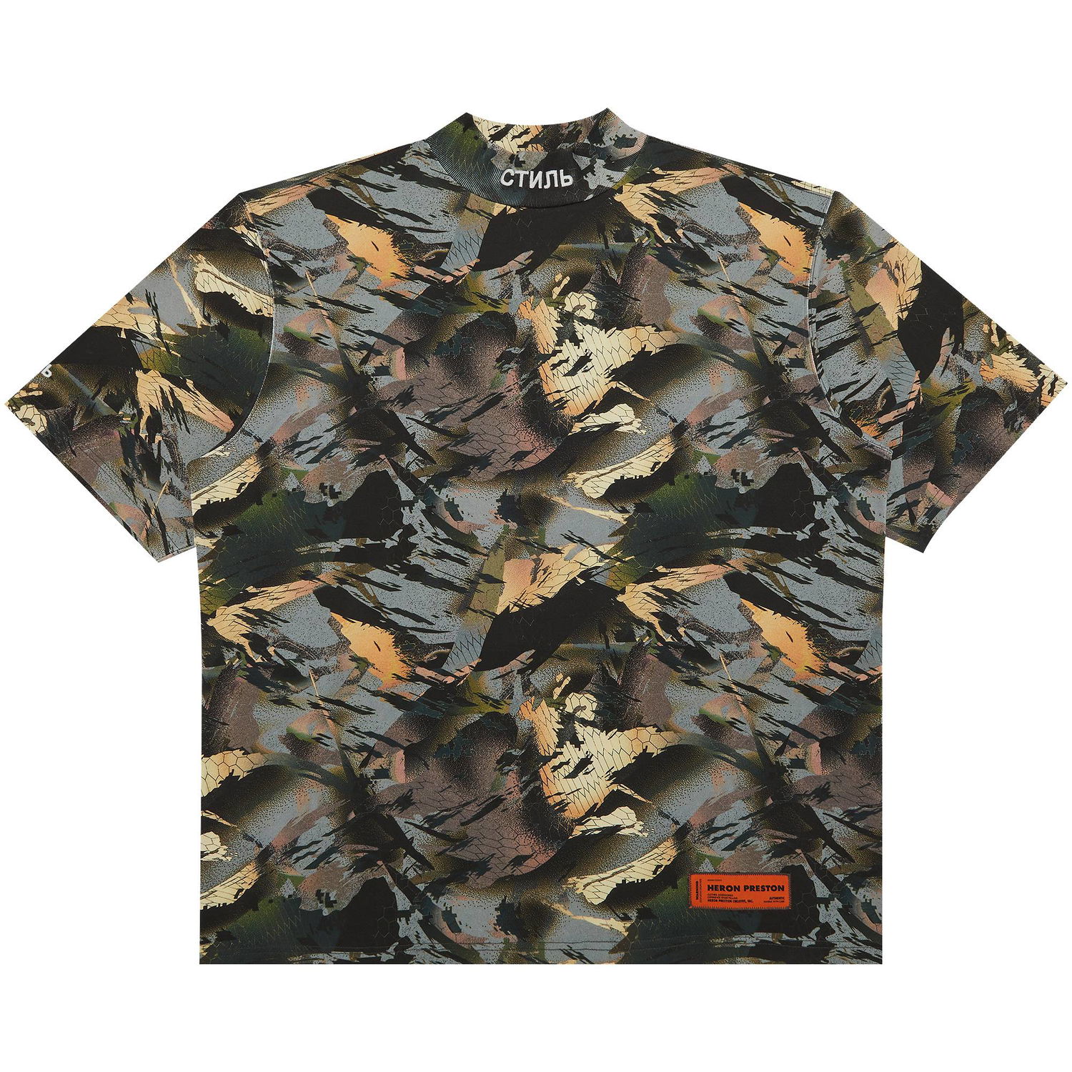 Košeľa HERON PRESTON Turtleneck Tee Šedá | HMAA021S22JER0015901, 1