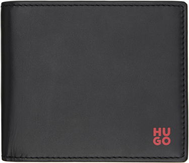 Peňaženka BOSS HUGO Leather Wallet Čierna | 50546136, 0
