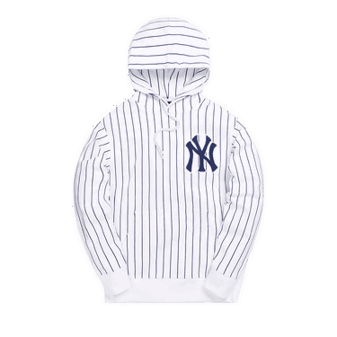 Mikina KITH For Major League Baseball New York Yankees Striped Hoodie Biela | KH2447 101, 0