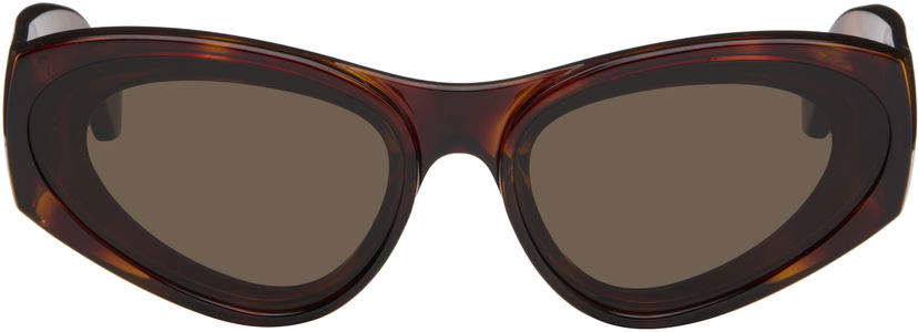 Slnečné okuliare Loewe Paula's Ibiza Goggle Cat-Eye Sunglasses Hnedá | LW40171UW6252E 192337236136