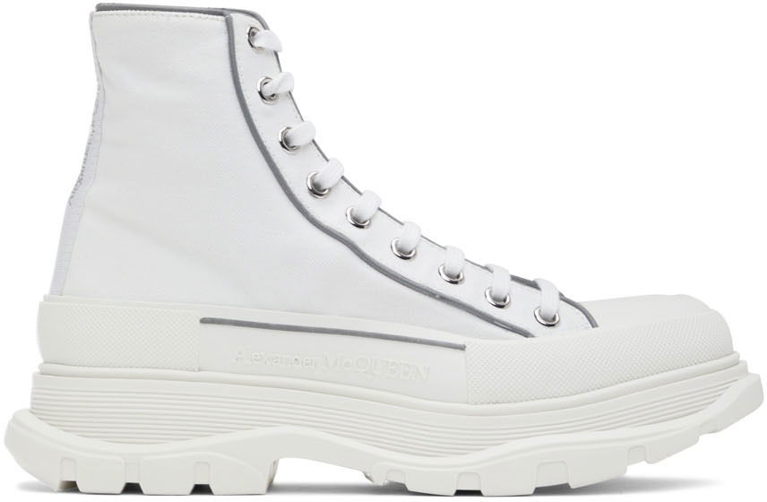 Tenisky a topánky Alexander McQueen Tread Slick High Sneakers Biela | 705663W4TG9, 0