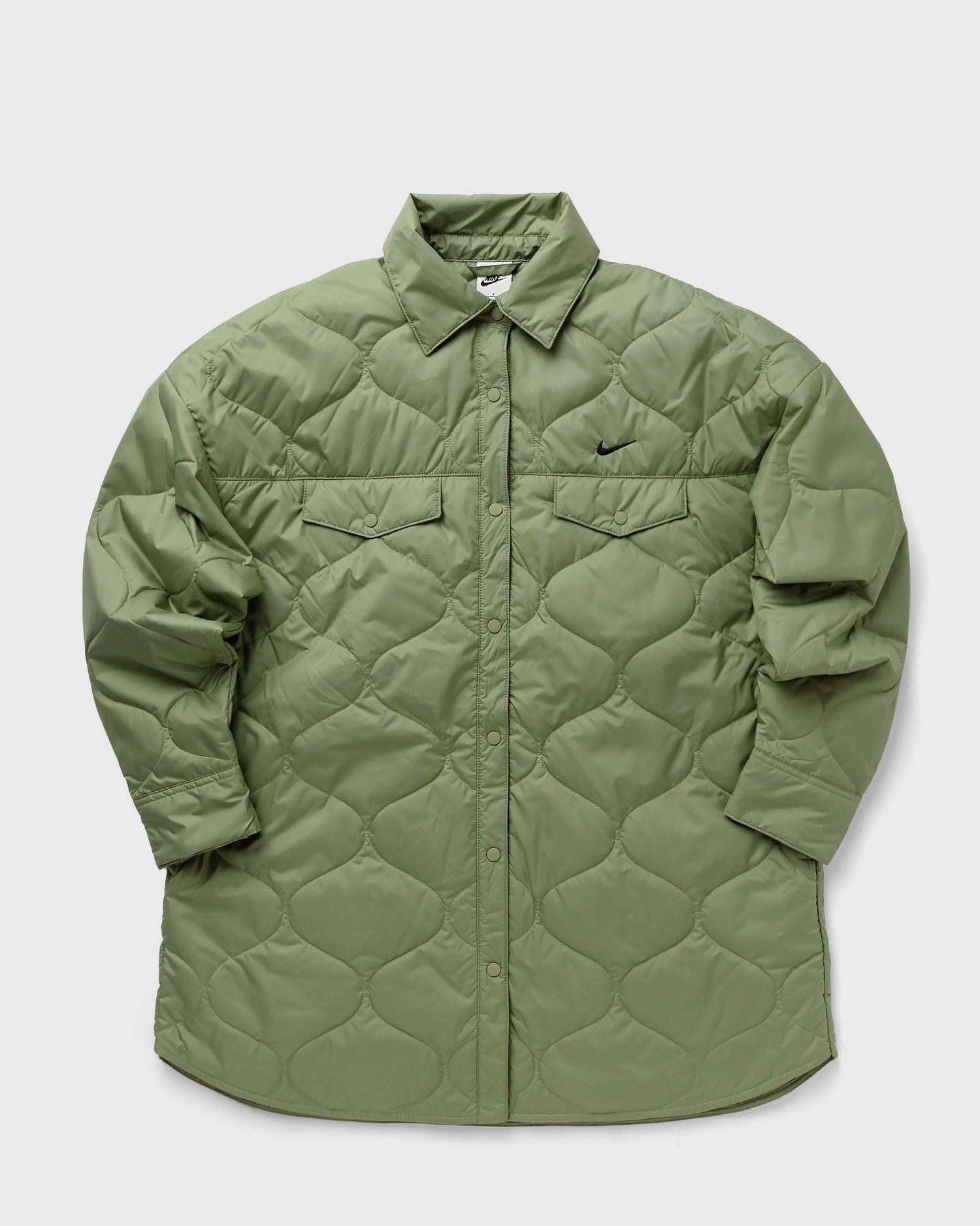 Trenčkot Nike Sportswear Essentials Quilted Trench Zelené | FB8732-386, 0