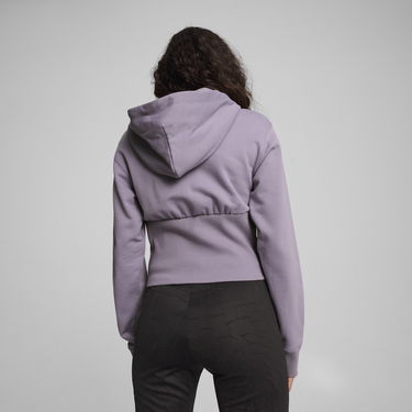 Mikina Puma DARE TO Cropped Hoodie Fialová | 627475_30, 3
