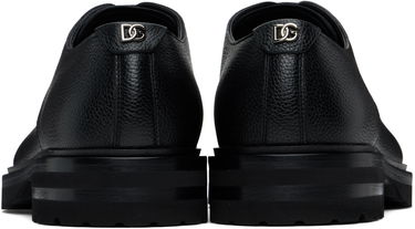 Tenisky a topánky Dolce & Gabbana Grained Leather Lace-Up Altavilla Derbys with Chunky Sole Čierna | A10852A9P45, 1