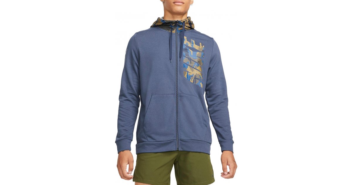 Mikina Nike Nike Dri-FIT Hoodie Modrá | dd1733-437, 1
