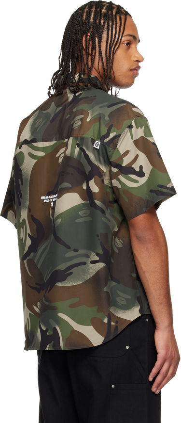 Košeľa AAPE by A Bathing Ape 'AAPEUNVS' Mooface Logo Cargo Shirt Rôznofarebný | AAPSRM8528XANGRZ, 2