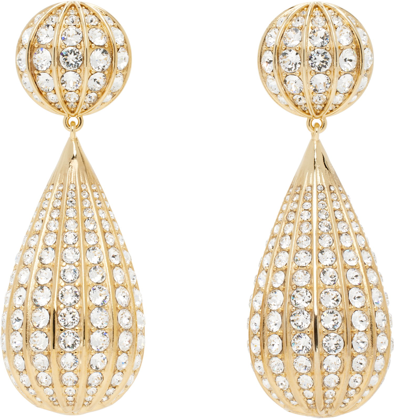Náušnice Valentino Valentino Garavani Poétiques Des Gouttes Crystal Drop Earrings Metalická | 6W2J0Y30YCW, 0