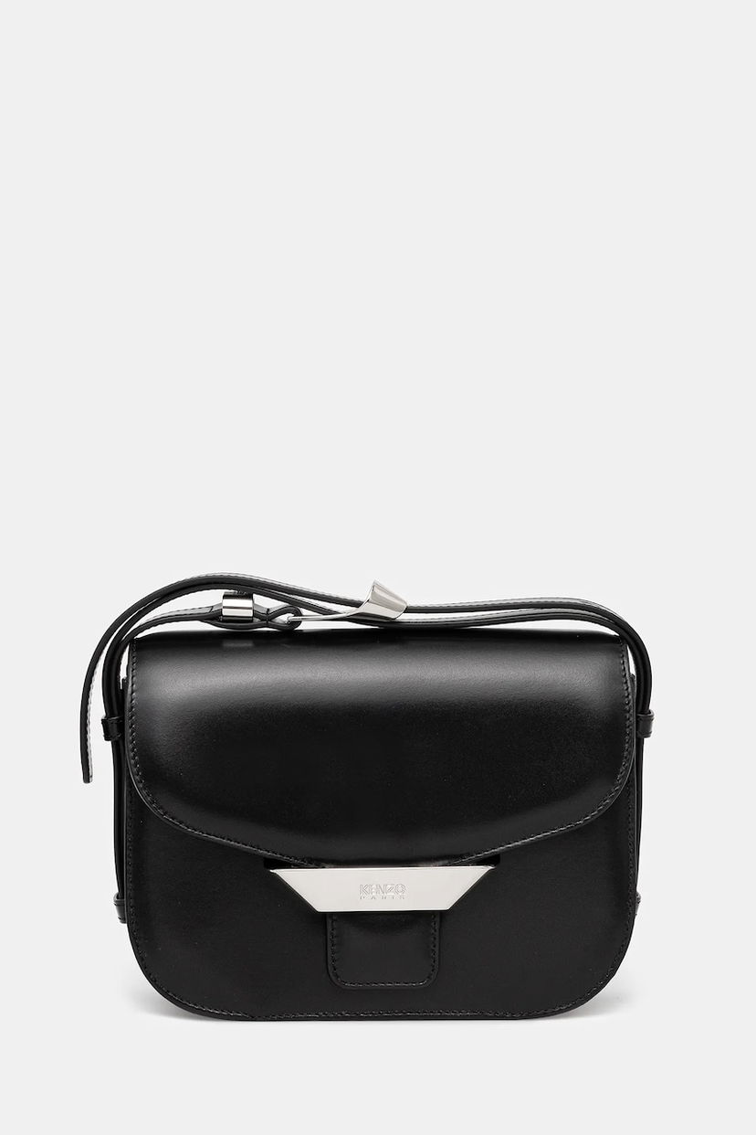 Taška cez rameno KENZO Kenzo Leather Crossbody Bag Čierna | FE62SA318L03.99