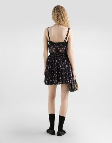 Tielko Dolce & Gabbana Carnations-print Chiffon Top Rôznofarebný | F7BJ3TIS10ZHN5XX, 2