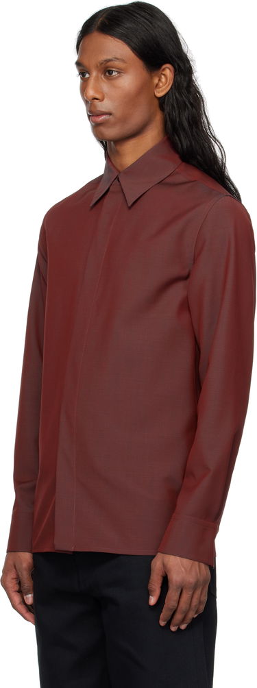 Košeľa Jil Sander Jil Sander Tie Shirt Červená | J21DL0202_J40220, 3