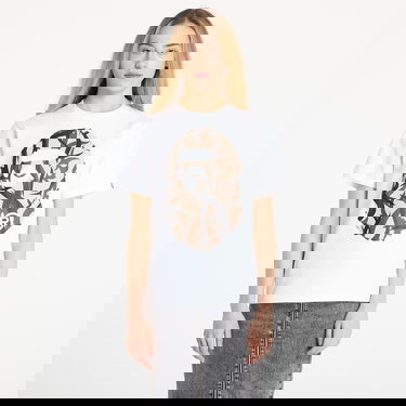 Tričko BAPE A BATHING APE Trial Camo Big Ape Head Tee Biela | 001TEL301034MWHA, 0