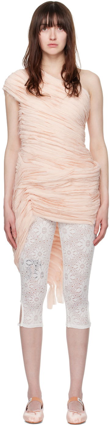 Šaty Collina Strada Collina Strada Whirl Draped Minidress Ružová | XX4008, 0