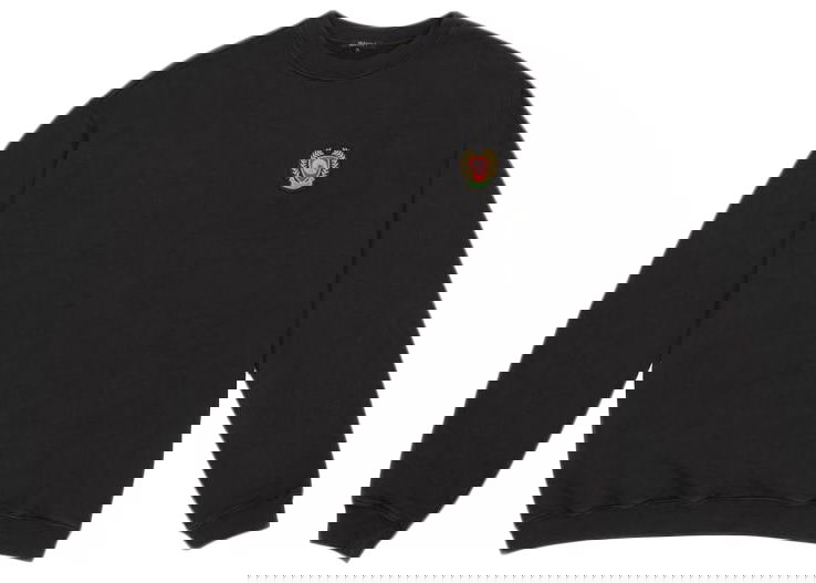 Mikina adidas Yeezy Yeezy Season 5 Crest Crewneck Čierna | KW5U2014-100, 0
