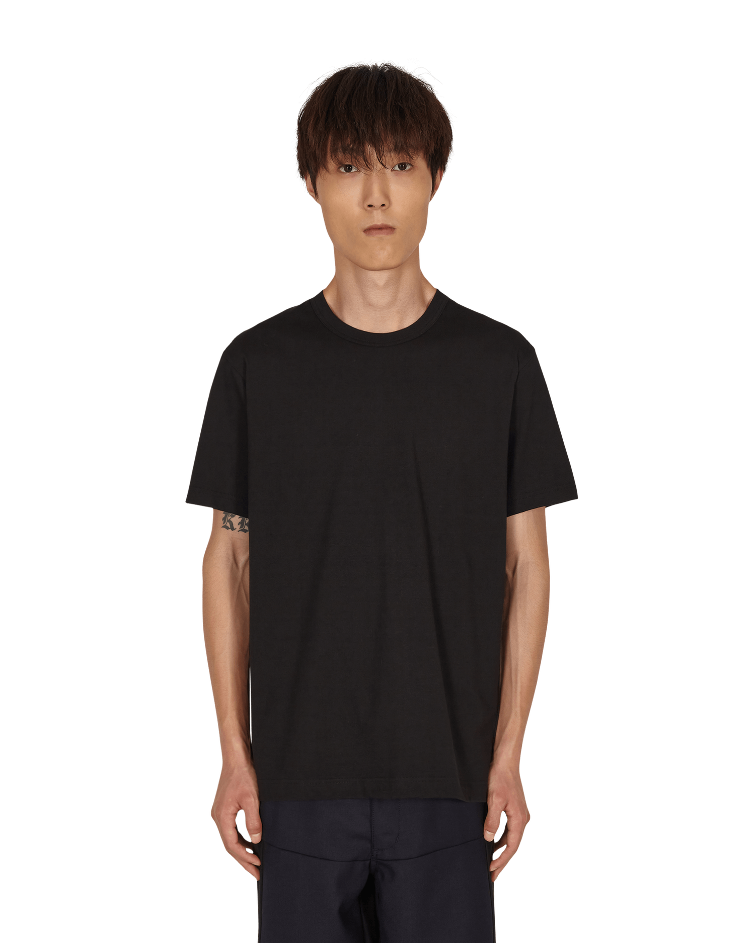 Tričko Comme des Garçons Plain T-Shirt Čierna | FZ-T002-PER 1, 1
