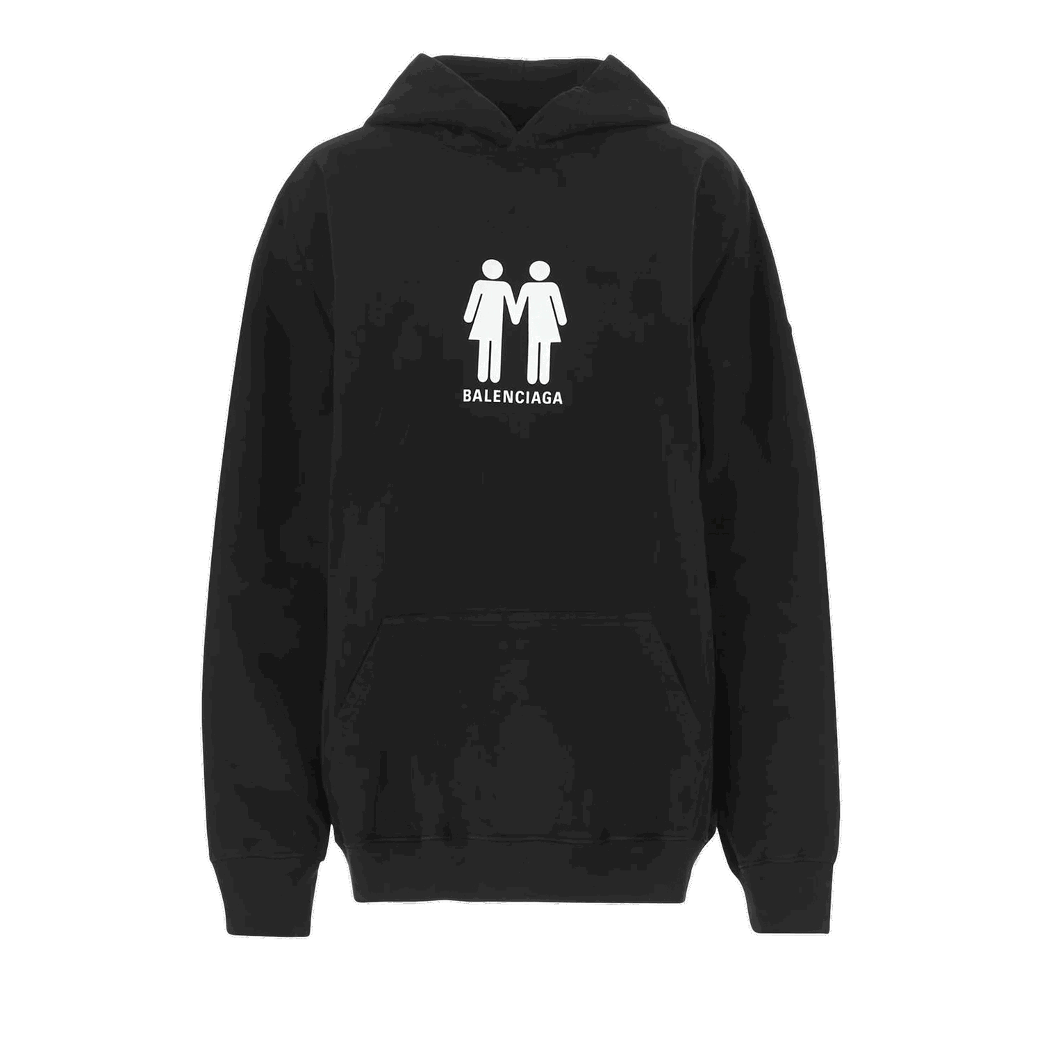 Mikina Balenciaga Boxy Hoodie Čierna | 651799 TMVO3 1070, 0