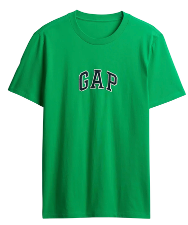 Tričko GAP T-Shirt New Arch Logo Zelené | 570044-39, 2