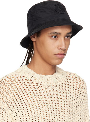 Klobúk Stone Island Stone Island Nylon Bucket Hat Čierna | K1S15 9100009 S0076, 1