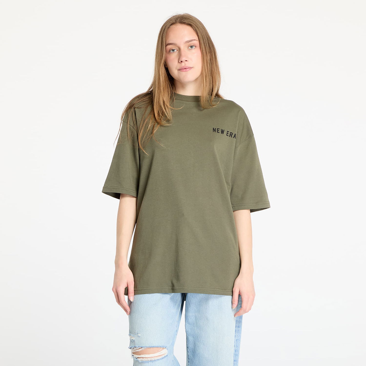 Tričko New Era New Era Oversized Tee Zelené | 60667781, 0