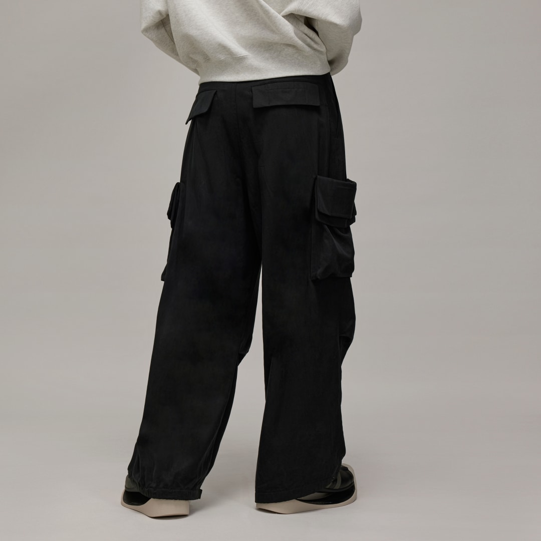 Washed Twill Cargo Pants