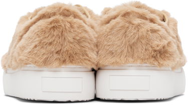 Tenisky a topánky Marni Marni Kids Faux-Fur Béžová | 82034, 1