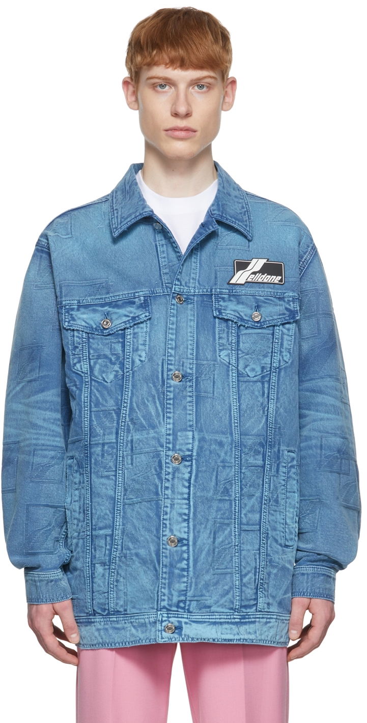 Bunda We11done Denim Jacket Modrá | WD-DJ1-22-366-U-BL, 0