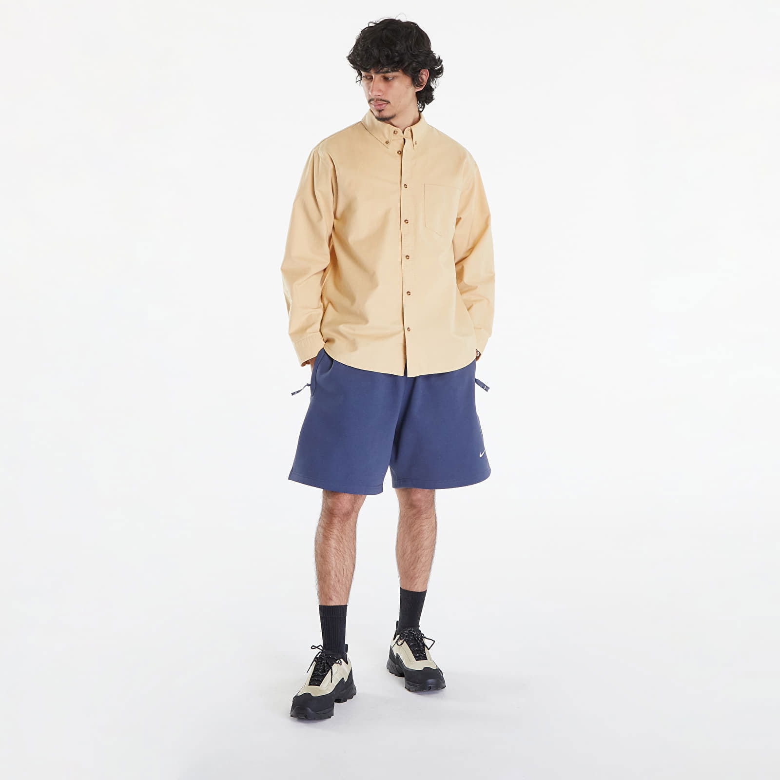 Life Long-Sleeve Oxford Button-Down Shirt Sesame/ Sesame/ Sesame