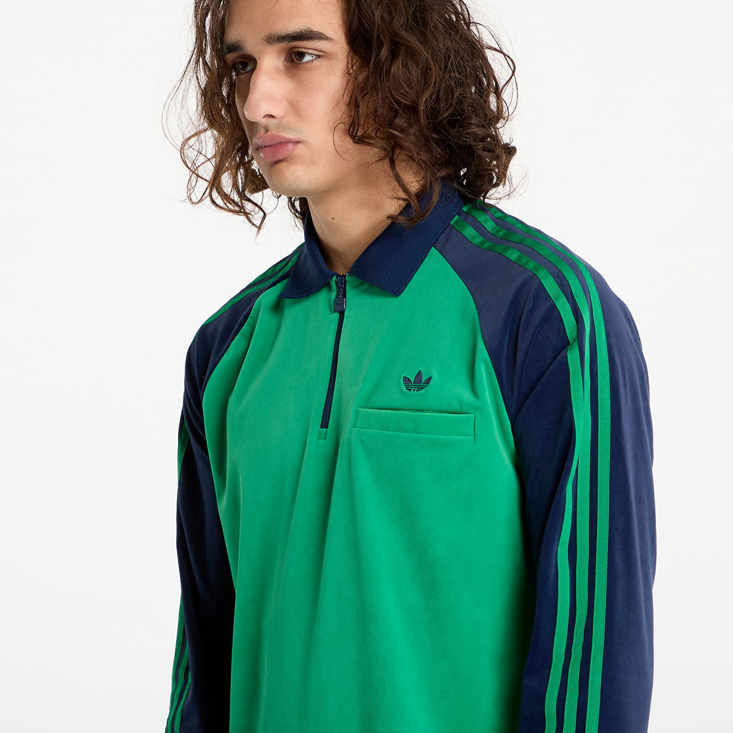 Polo tričko adidas Originals Polo Shirt Green Indigo Zelené | JN5981, 1