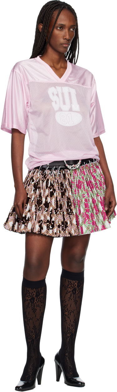 Dres Anna Sui Mesh 'Sui 81' Graphic V-Neck Jersey Rôznofarebný | T1026B2, 4