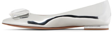 Tenisky a topánky Gianvito Rossi Metallic Crystal-Embellished Jaipur Ballerina Flats Metalická | G22131-05RIC-MET, 2