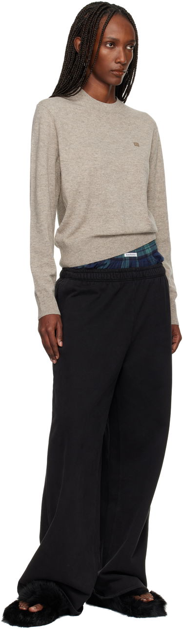 Sveter Acne Studios Knitted Crewneck Sweater Béžová | C60115-DRN106, 3