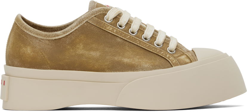 Tenisky a topánky Marni Pablo Low-Top Lace-Up Sneakers Hnedá | SNZW003020 P8017