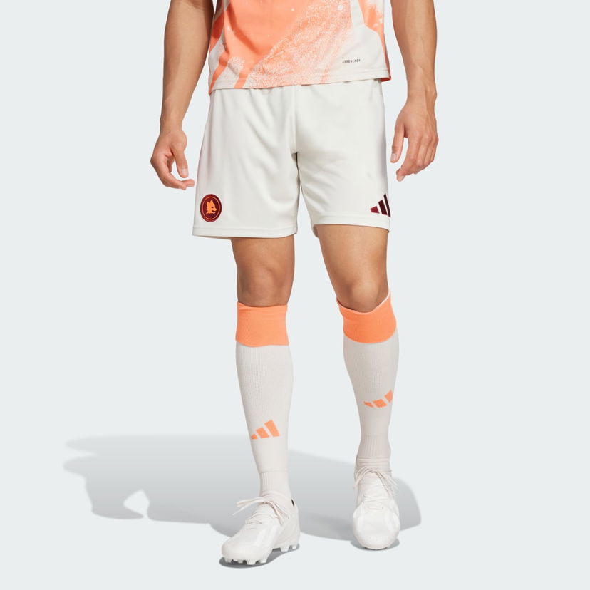 Šortky adidas Performance AS Roma 24/25 Away Shorts Biela | JE2828