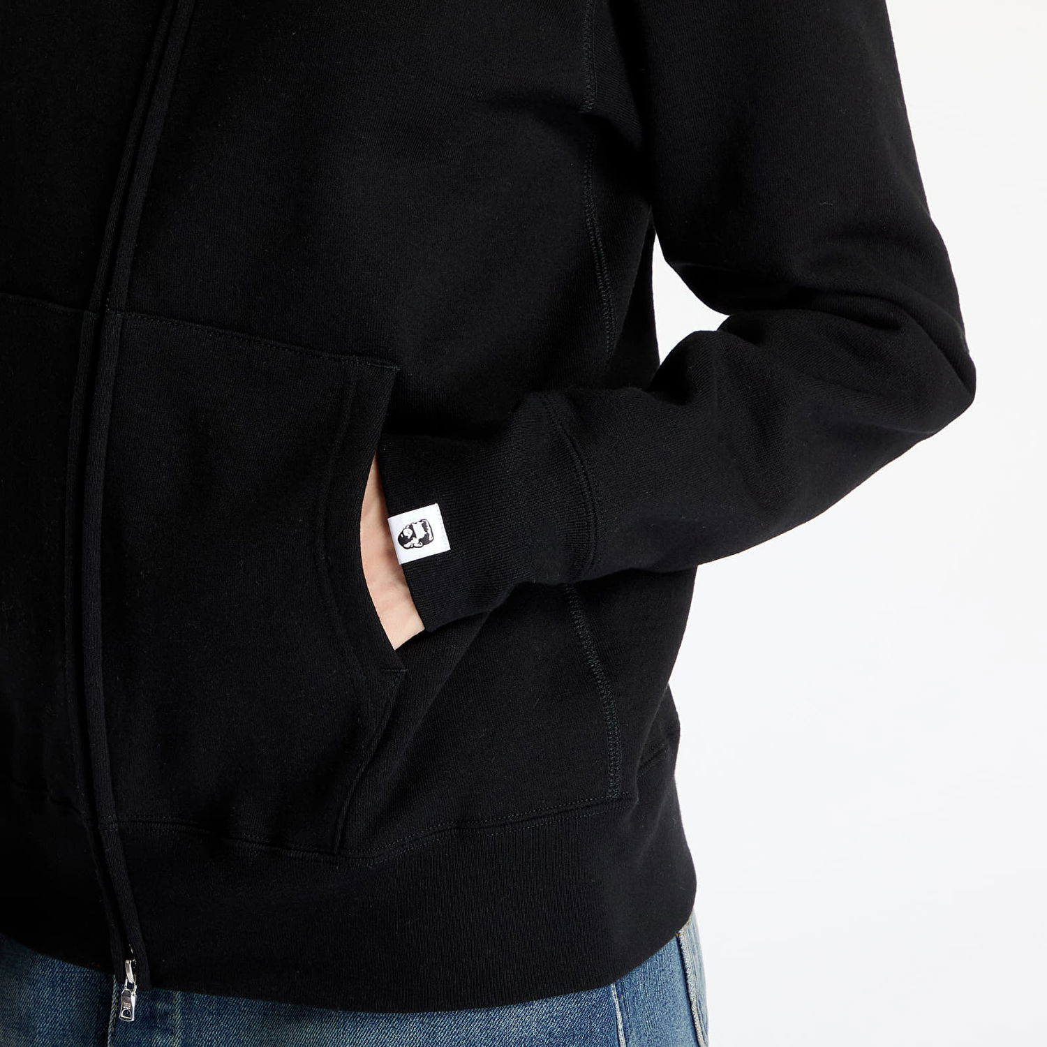 Mikina BAPE Bathing Ape 1st Camo Swarovski Shark Full Zip Hoodie Čierna | 001ZPK701009M BLK, 1