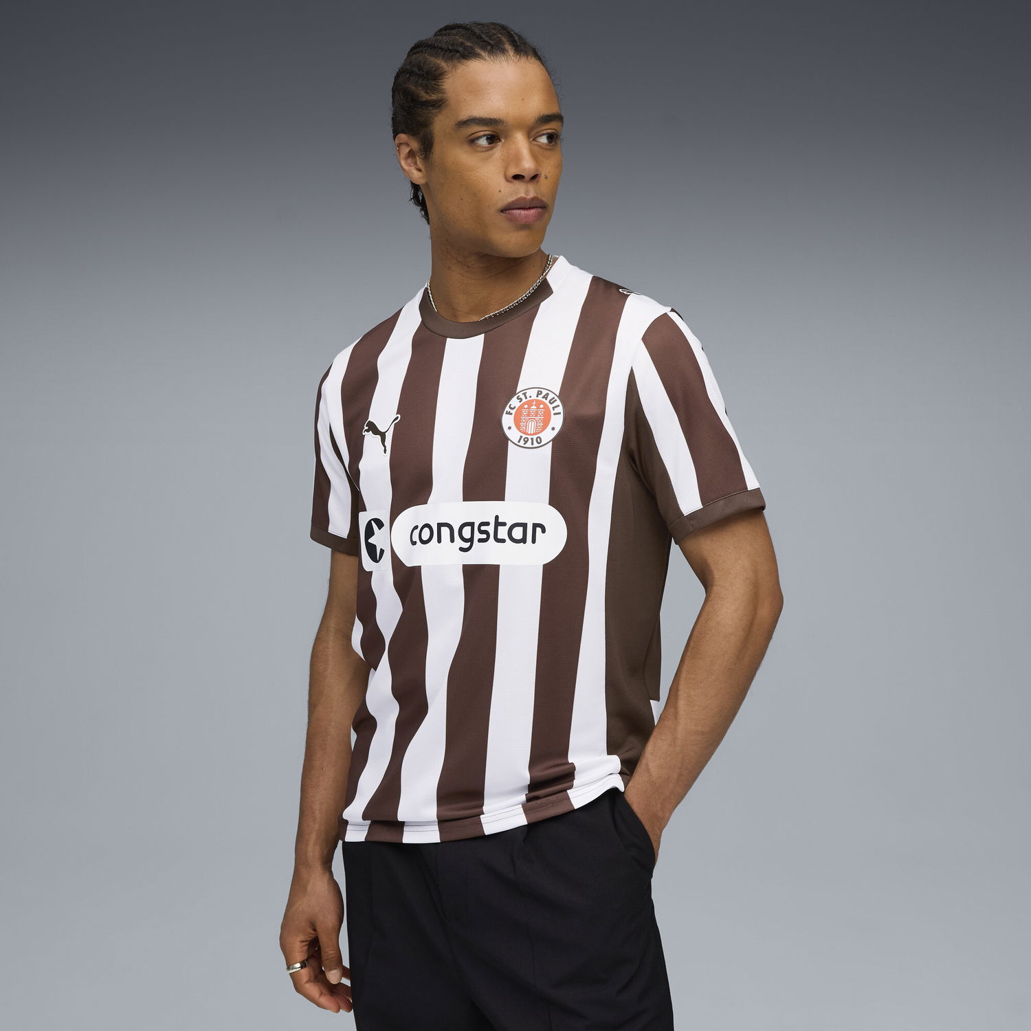 Dres Puma FC St. Pauli 25/26 Home Jersey Hnedá | 783063_01, 1