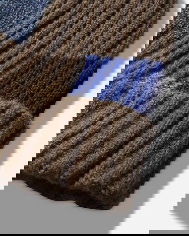 Kulicha KAPITAL Wool Patchwork Ribbed Knit Beanie Rôznofarebný | EK-1510XH GRAY, 4