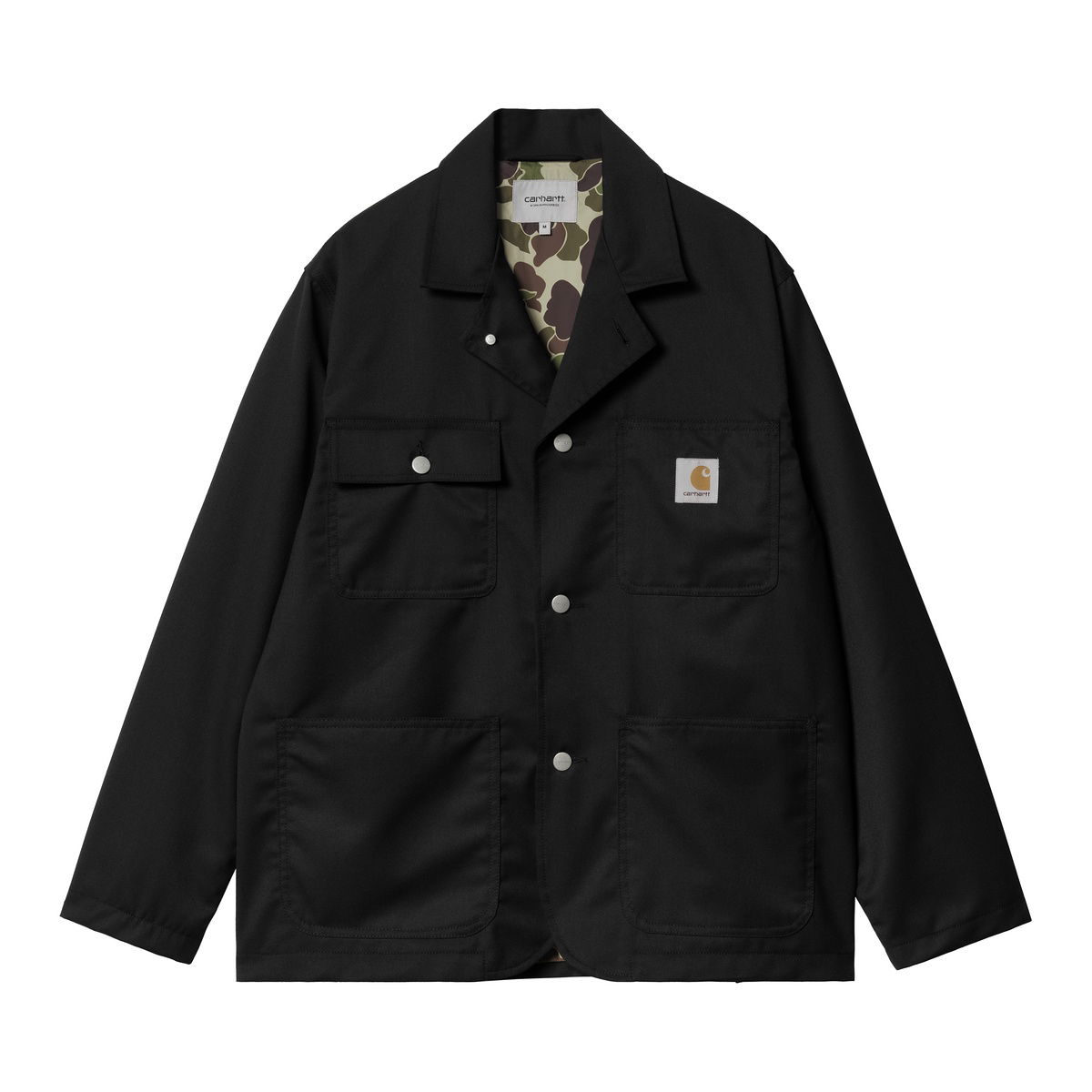 Black Canvas Chore Coat