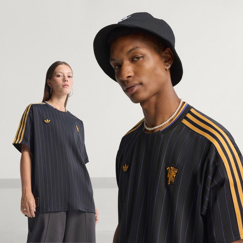 Dres adidas Performance Manchester United Terrace Icons Jersey Čierna | JN2818