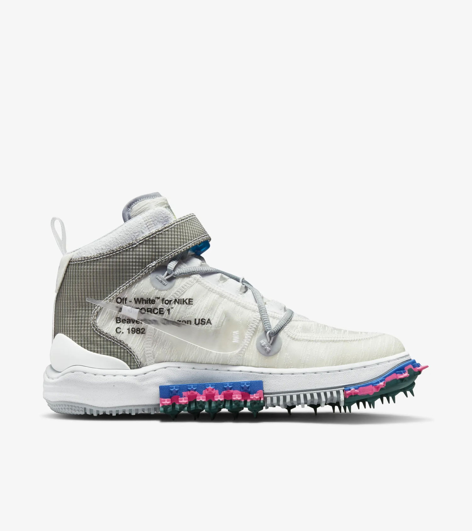 Tenisky a topánky Nike Off-White x Air Force 1 Mid "White" Biela | DO6290-100, 1