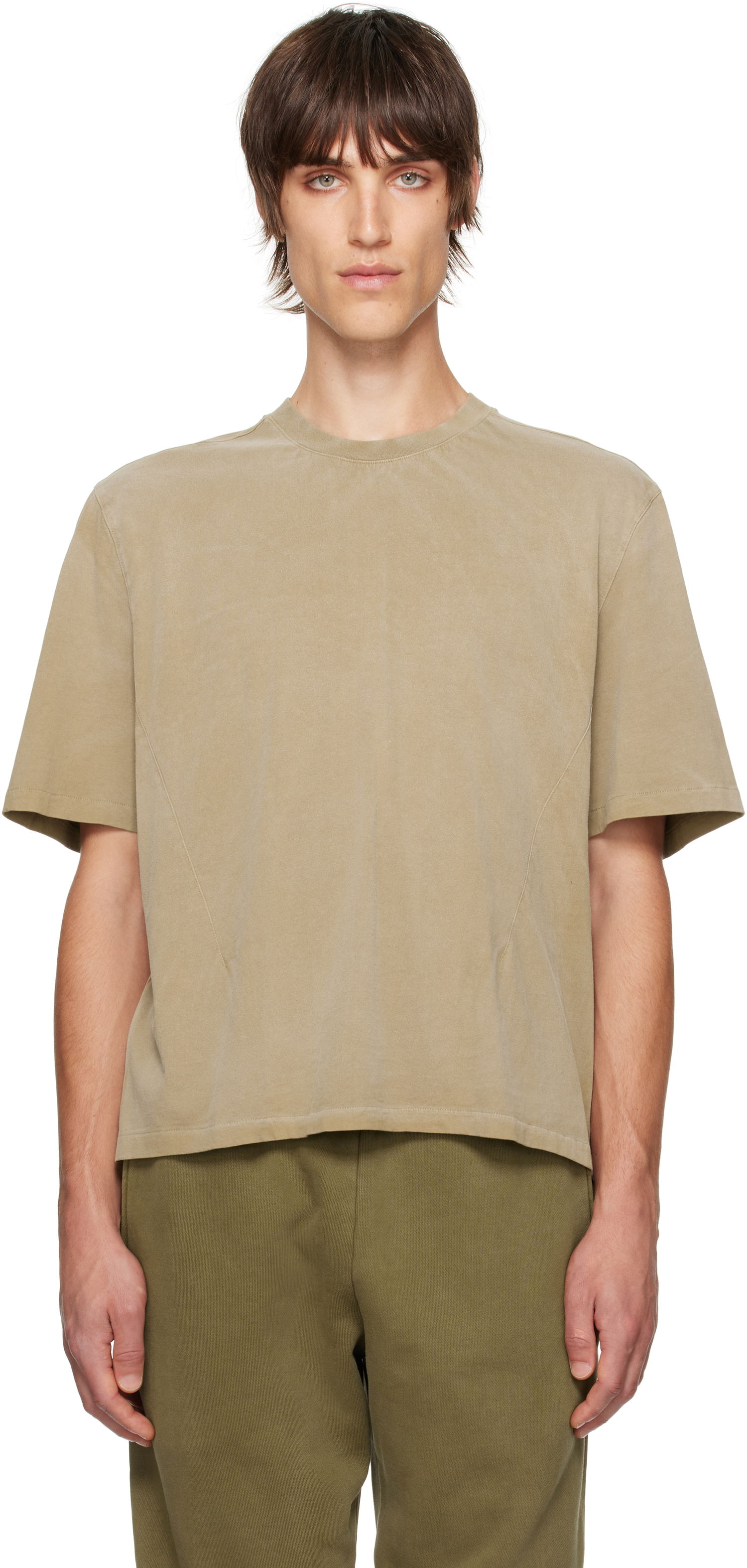 Tričko Entire Studios Dart T-shirt Béžová | ES2252CO, 0