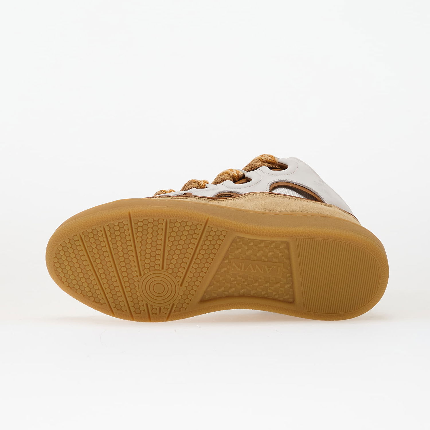 Tenisky a topánky LANVIN Curb Sneakers Optic White/ Honey EUR 43 Béžová | FU-SKDK12-BICO-E25-B083, 1