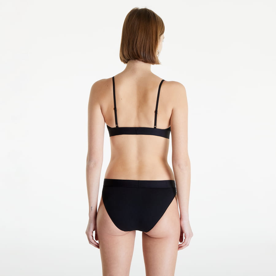 Podprsenka CALVIN KLEIN Monolith Cotton Unlined Bralette Čierna | QF6989E UB1, 1