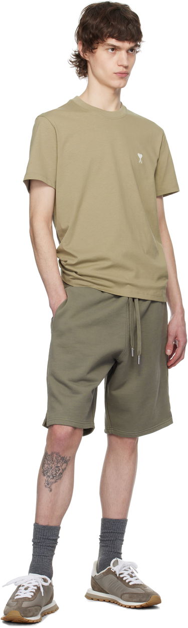 Tričko AMI AMI Paris Classic ADC Tee 3XL Hnedá | HTS060.724-375, 4