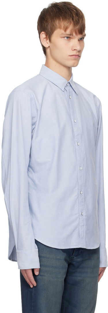 Košeľa rag & bone Rag & Bone Engineered Button-Up Shirt Modrá | MBW23SA422X2ML, 1