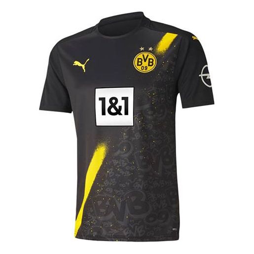 Dres Puma Borussia Dortmund 20/21 Away Fan Edition Jersey Čierna | 757161-02, 0
